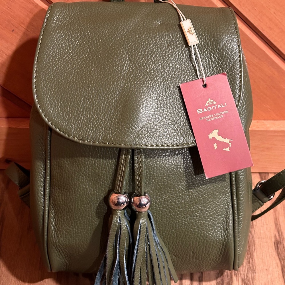 Bagitali leather backpack